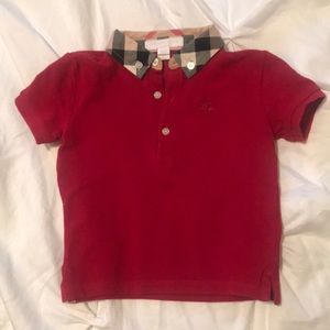 Baby Boy Burberry Polo Shirt